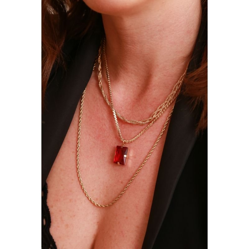 CHOCKER CORRENTE TRANÇADA 38CM+ 10CM EXTENSOR EM OURO 18K