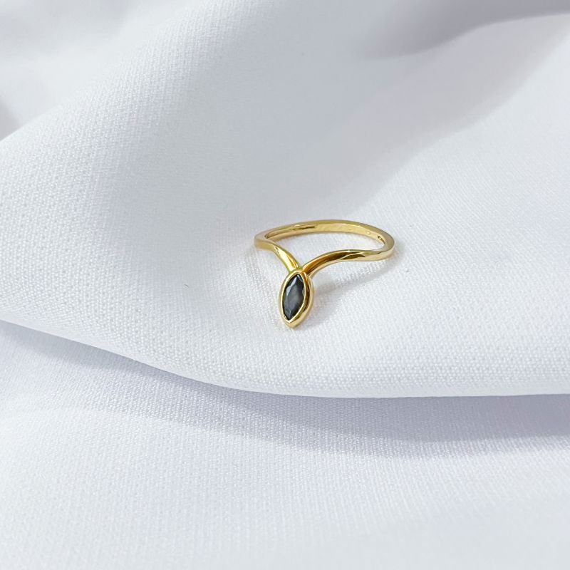ANEL FALANGES COM PEDRAS EM OURO 18K