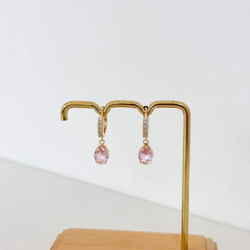 ARTICULADO OVAL 6X8 EM OURO 18K