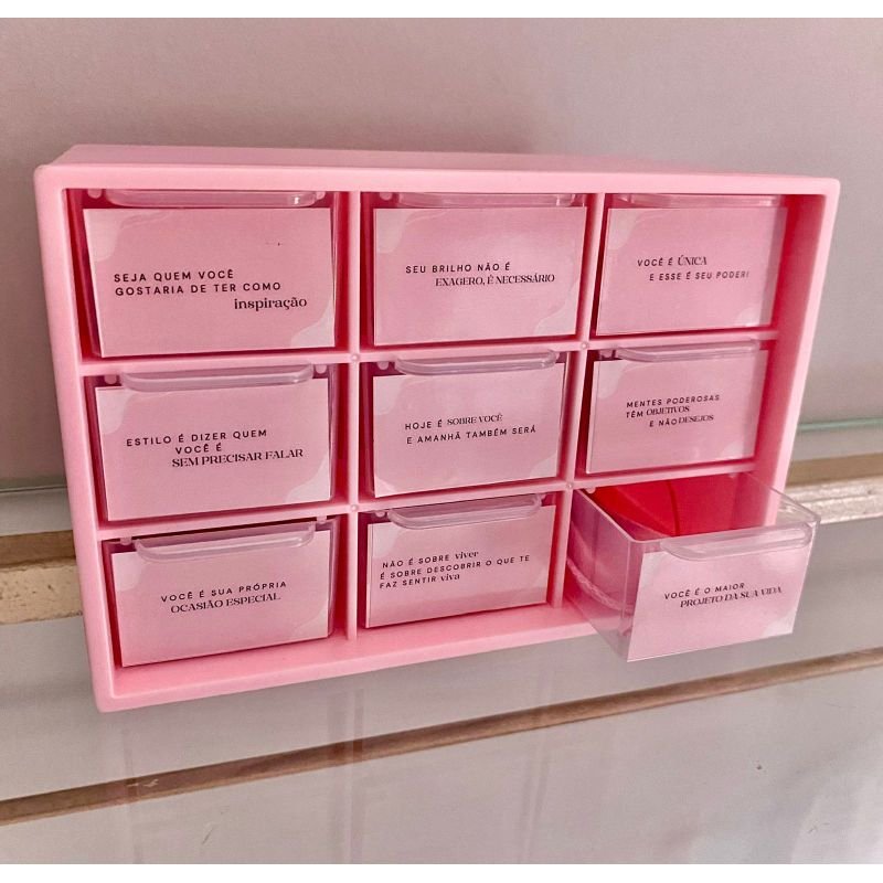 BOX ELEMENTOS COM 9 PEÇAS COLECIONÁVEIS EM OURO 18K