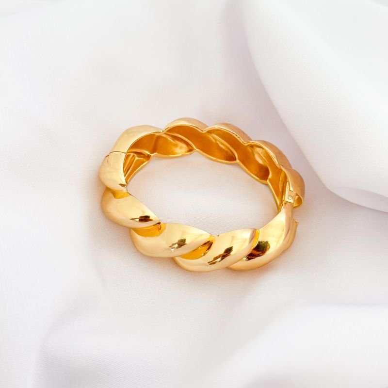 BRACELETE CROASSANT EM OURO 18K