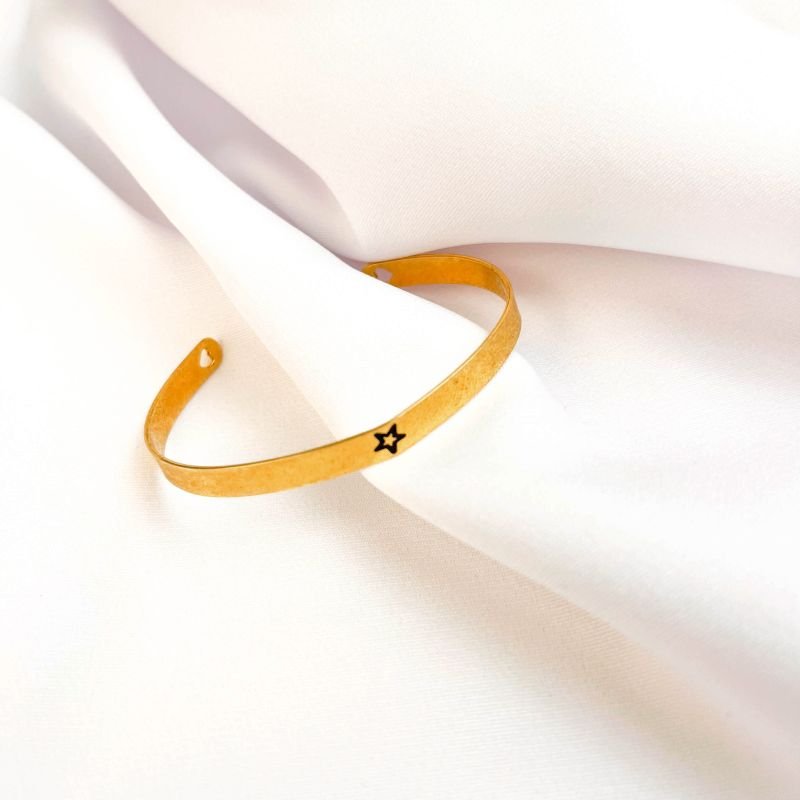 BRACELETE ESTRELA EM OURO 18K