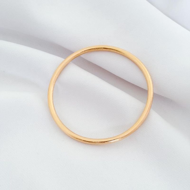BRACELETE TEXTURA FOSCA EM OURO 18K