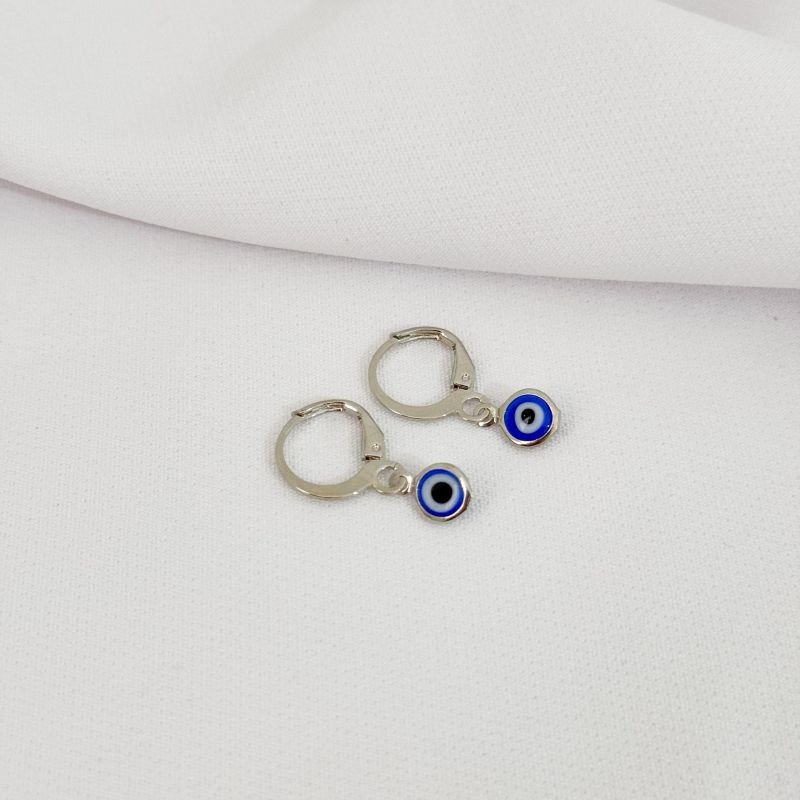 BRINCO ARTICULADO OLHO GREGO MEDIO EM OURO 18K