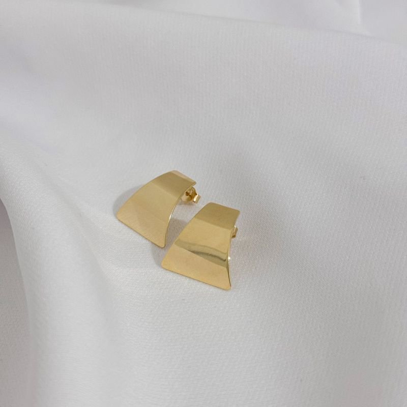 BRINCO CHAPA EM OURO 18K
