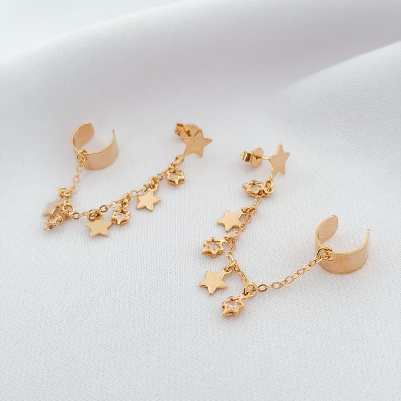 BRINCO CORRENTE C/ ES EM OURO 18K