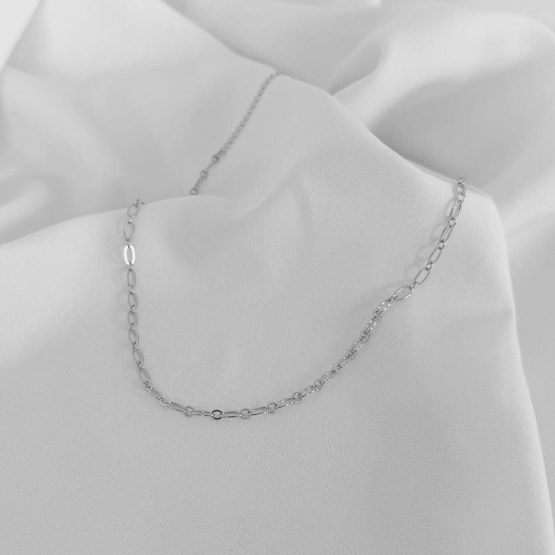 COLAR CARTIER ARREDODADA 1X1 FACETADA 40CM+10CM EM OURO 18K