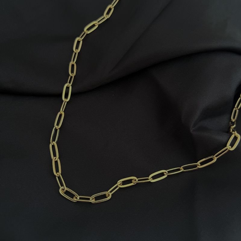 COLAR CARTIER GROSSA 60CM EM OURO 18K