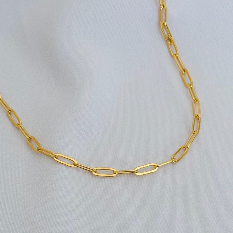 COLAR CARTIER GROSSA 60CM EM OURO 18K