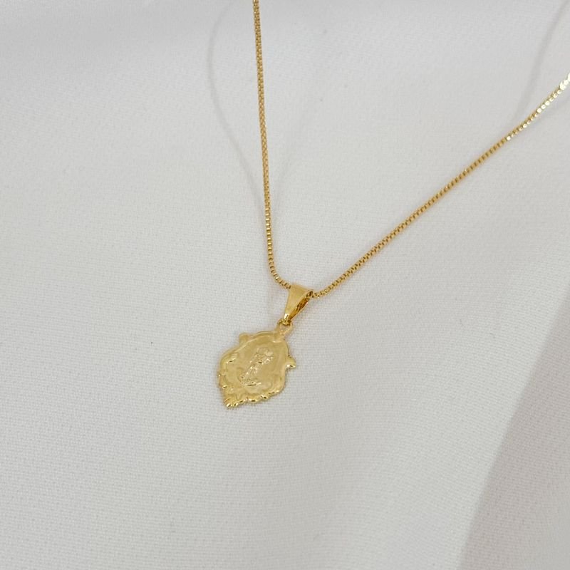 COLAR SANTO EXPEDITO EM OURO 18K