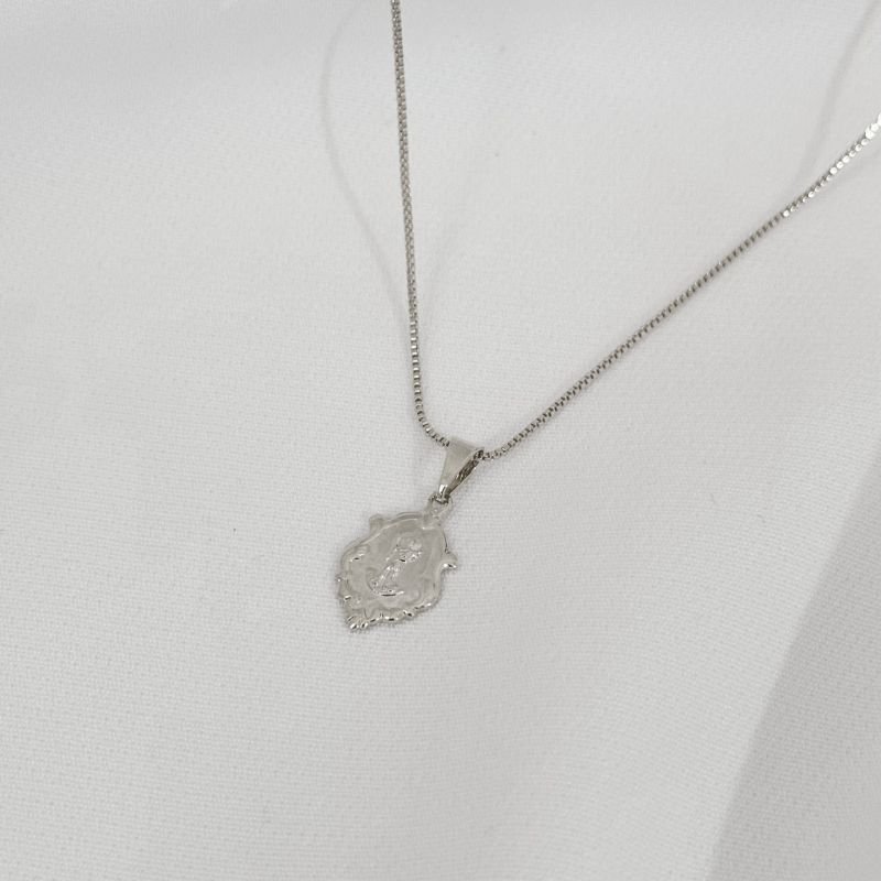 COLAR SANTO EXPEDITO EM RÓDIO BRANCO