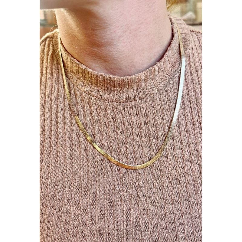 CORR FITA 45CM EM OURO 18K