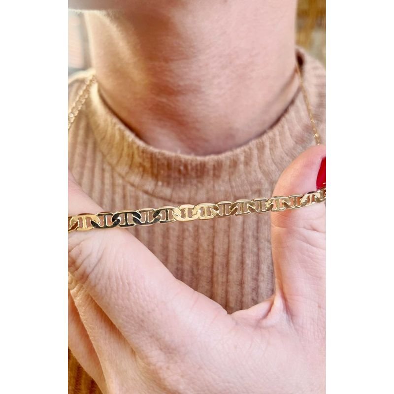 CORR GUCCI MÉDIA 45CM EM OURO 18K