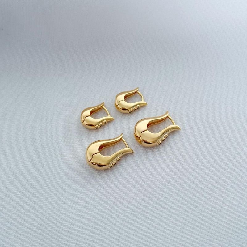 DUPLA ARTICULADA HARPA C/ ZIRCONIAS EM OURO 18K