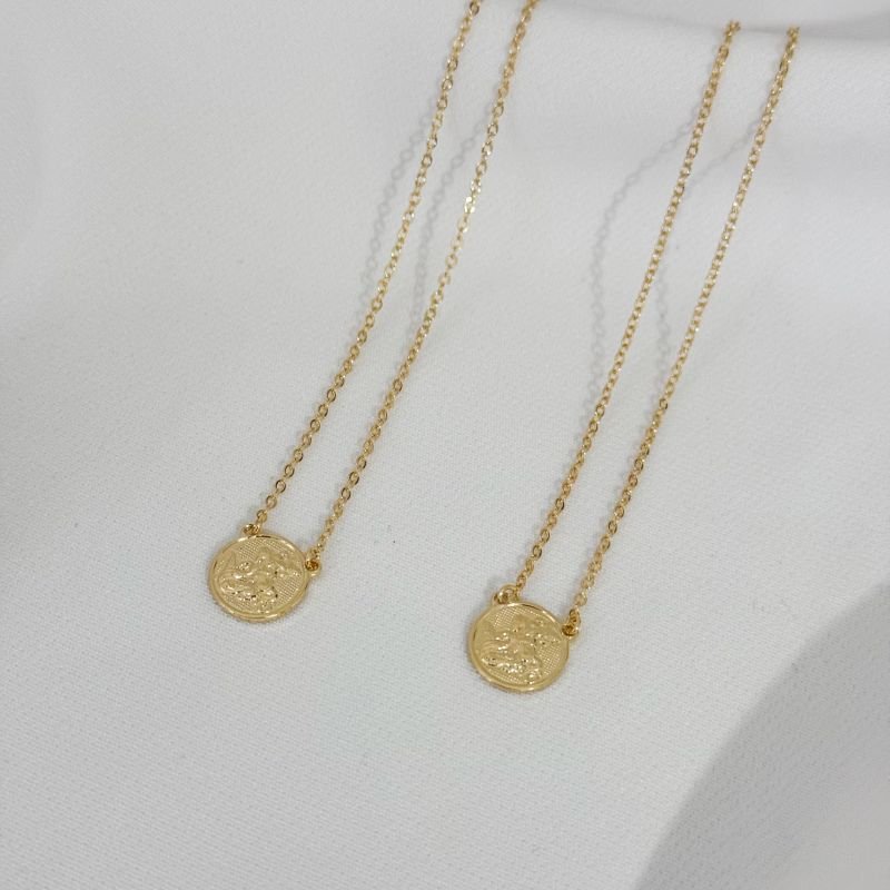 ESCAPULARIO MEDALHA DE SAO JORGE EM OURO 18K