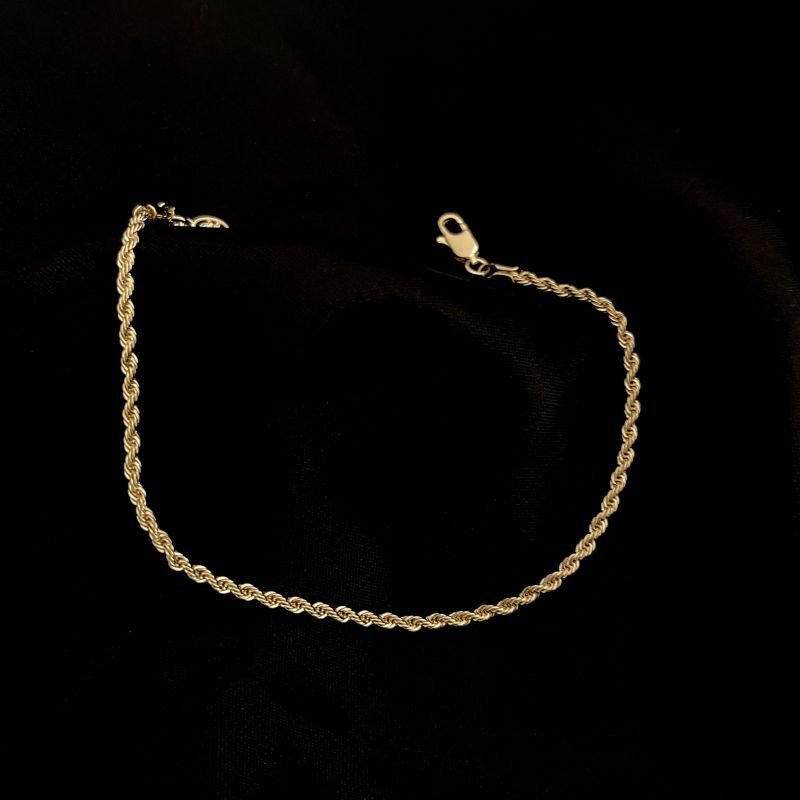 PULSEIRA CORRENTE CORDÃO BAIANO 2,5MM EM OURO 18K
