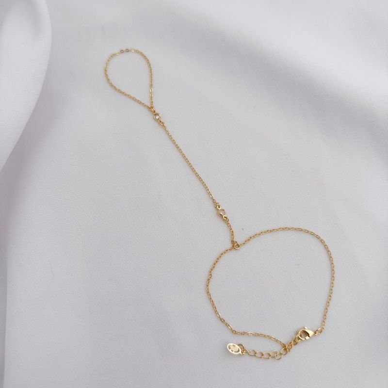 PULSEIRA DE MÃO EM OURO 18K