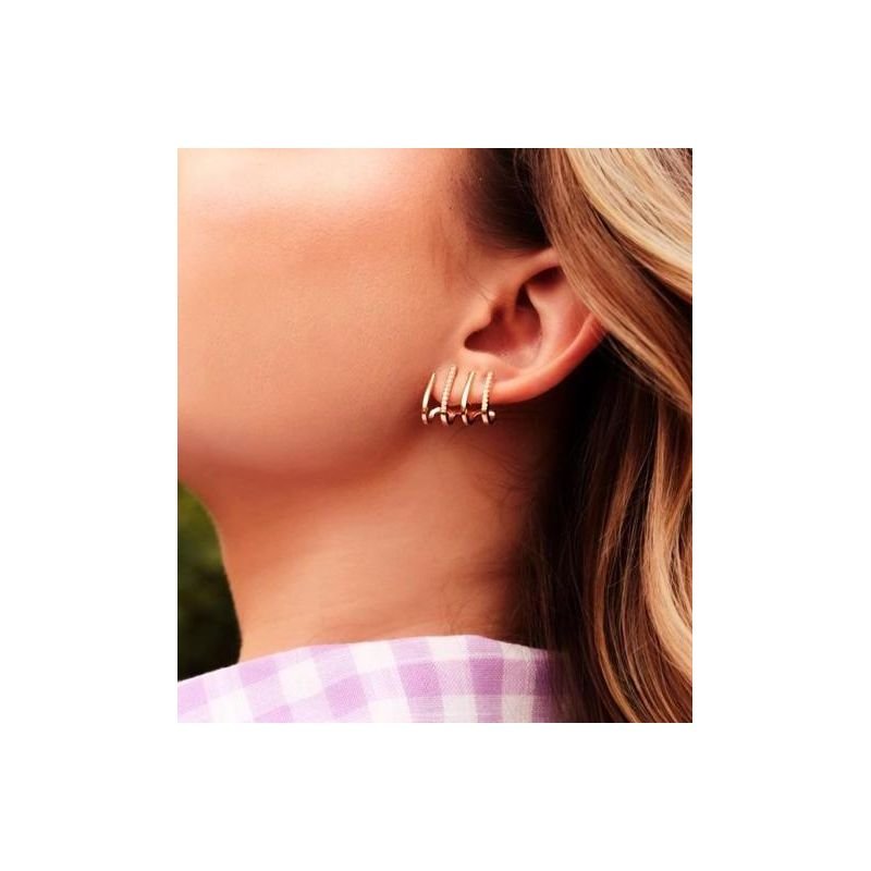 BRINCO FIOS COM ZIRCONIAS EM OURO 18K